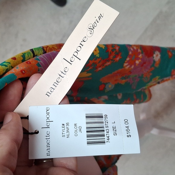 Nanette Lapore Sun dress NWTs Size LG - Picture 6 of 6